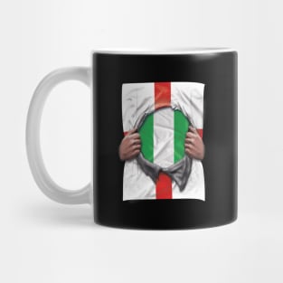 Nigeria Flag English Flag Ripped - Gift for Nigerian From Nigeria Mug